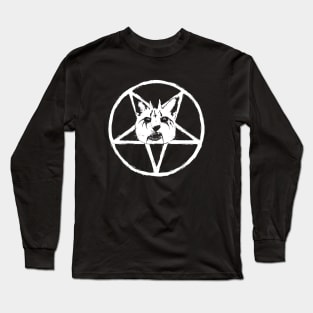 Black Metal Cat Long Sleeve T-Shirt